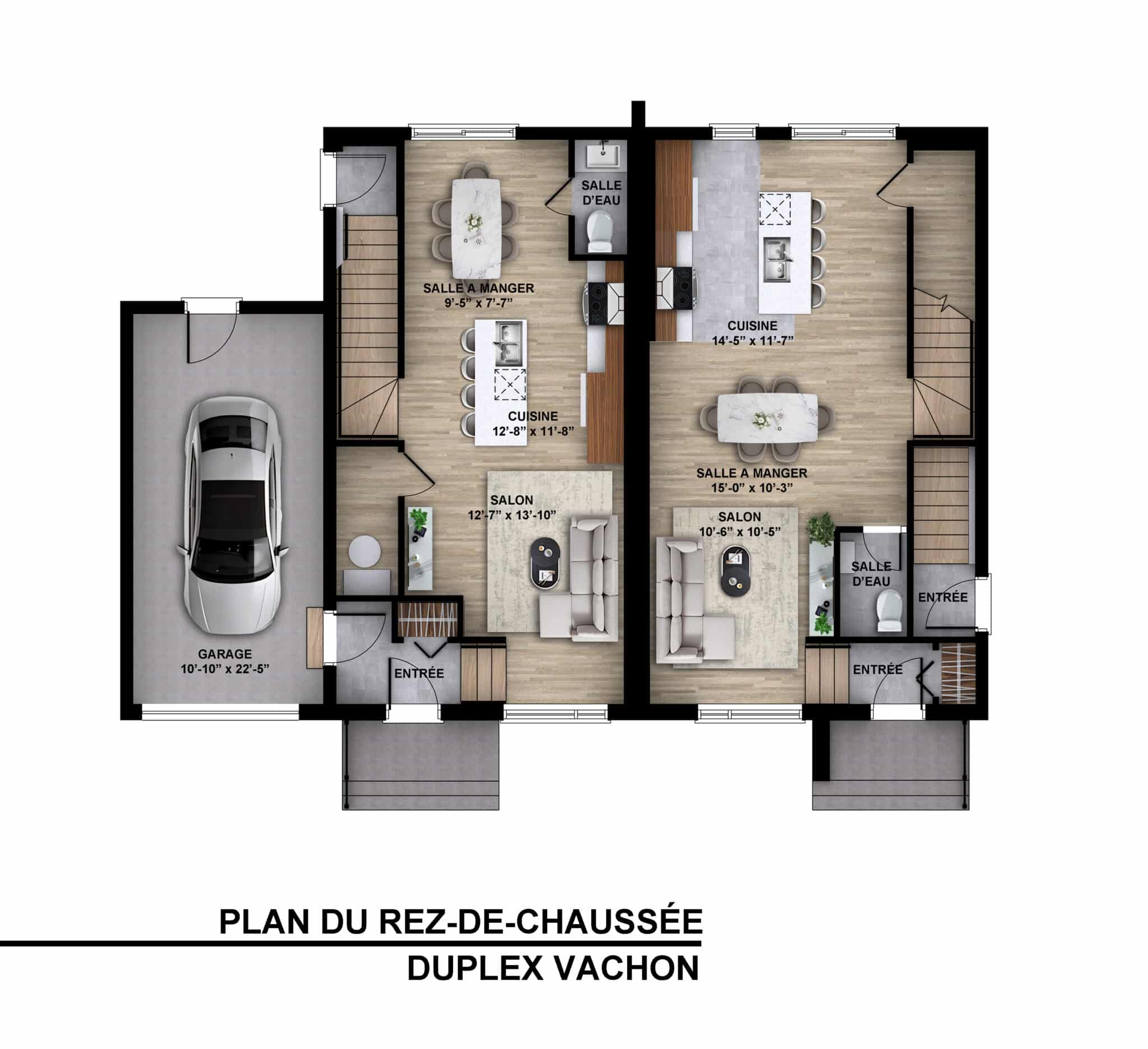 MONTAGE DUPLEX-VACHON-RDC