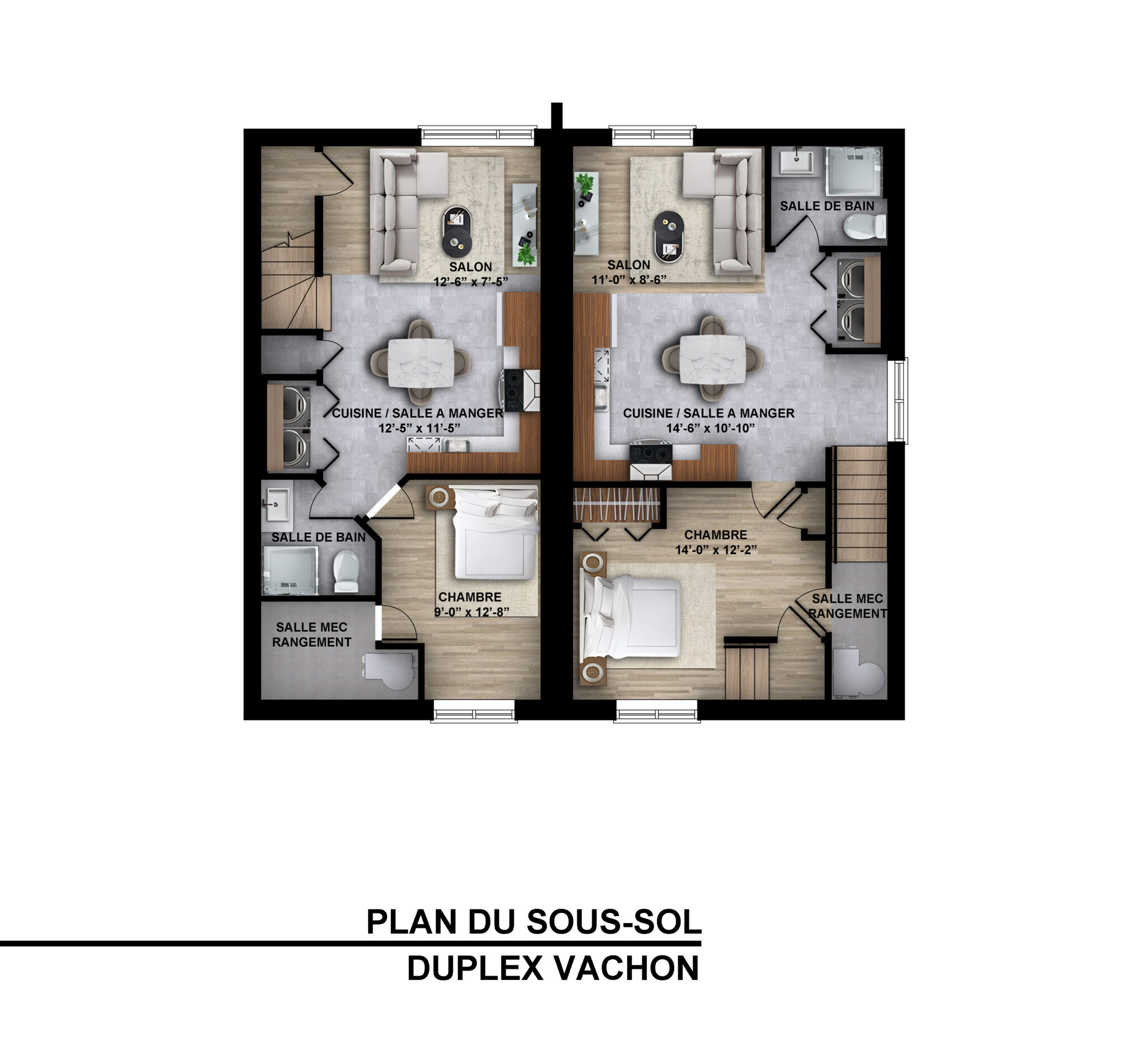 MONTAGE DUPLEX-VACHON-SS